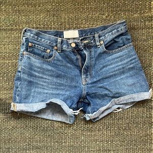 Everlane denim shorts